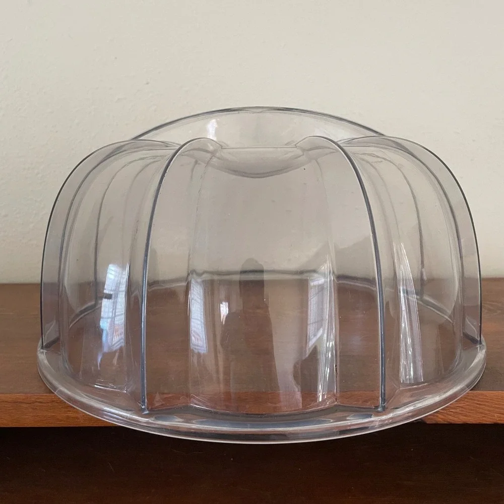 Nordic Ware Acrylic Plastic Bundt Cake Cover LID ONLY Replacement Clear